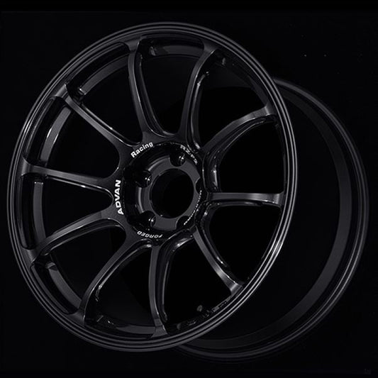 Advan RZ-F2 18x9.5 +44 5-100 Racing Titanium Black Wheel