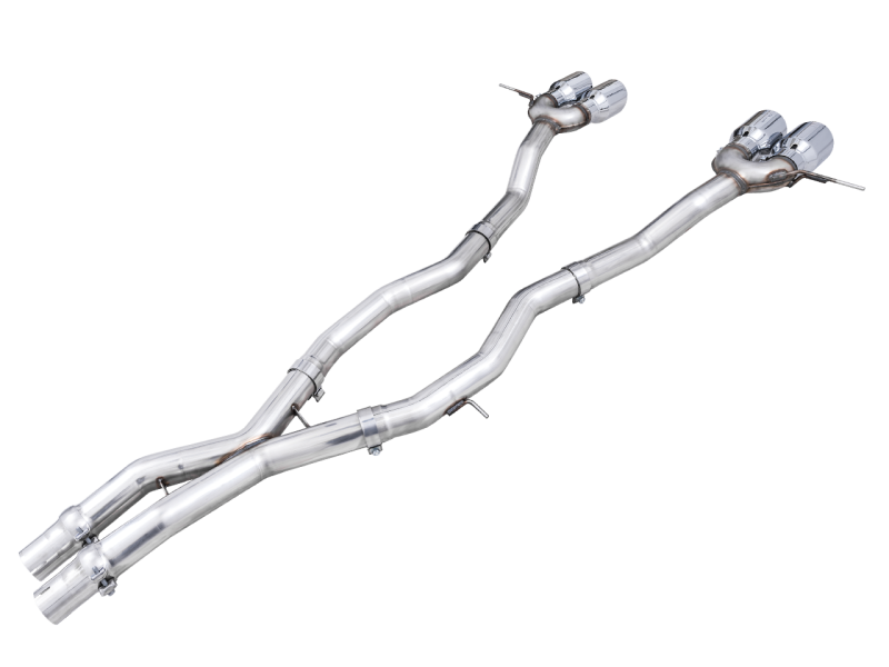 AWE Track Edition Catback Exhaust for BMW G8X M3/M4 - Chrome Silver Tips