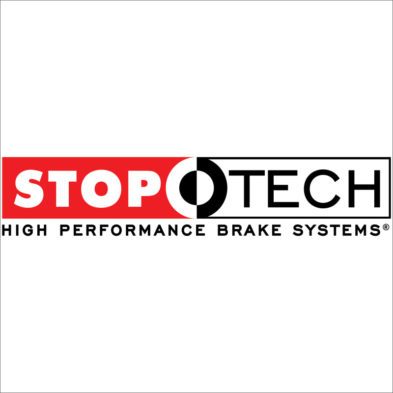 StopTech 12-14 BMW ActiveHybrid5 Sport Drilled Rear Left Rotor