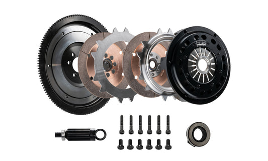 DKM Clutch 11-13 BMW 135i Segmented Ceramic Twin Disc Clutch Kit w/Flywheel (850 ft/lbs Torque)