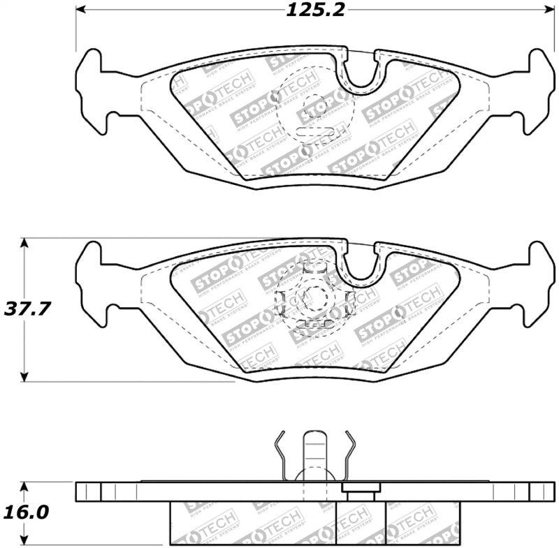 StopTech Street Touring Brake Pads