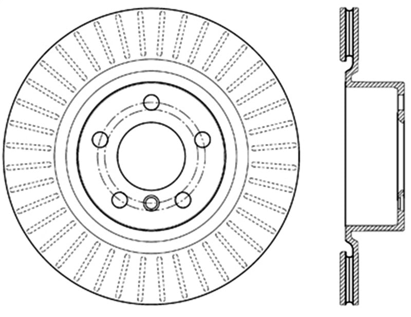 StopTech Drilled Sport Brake Rotor