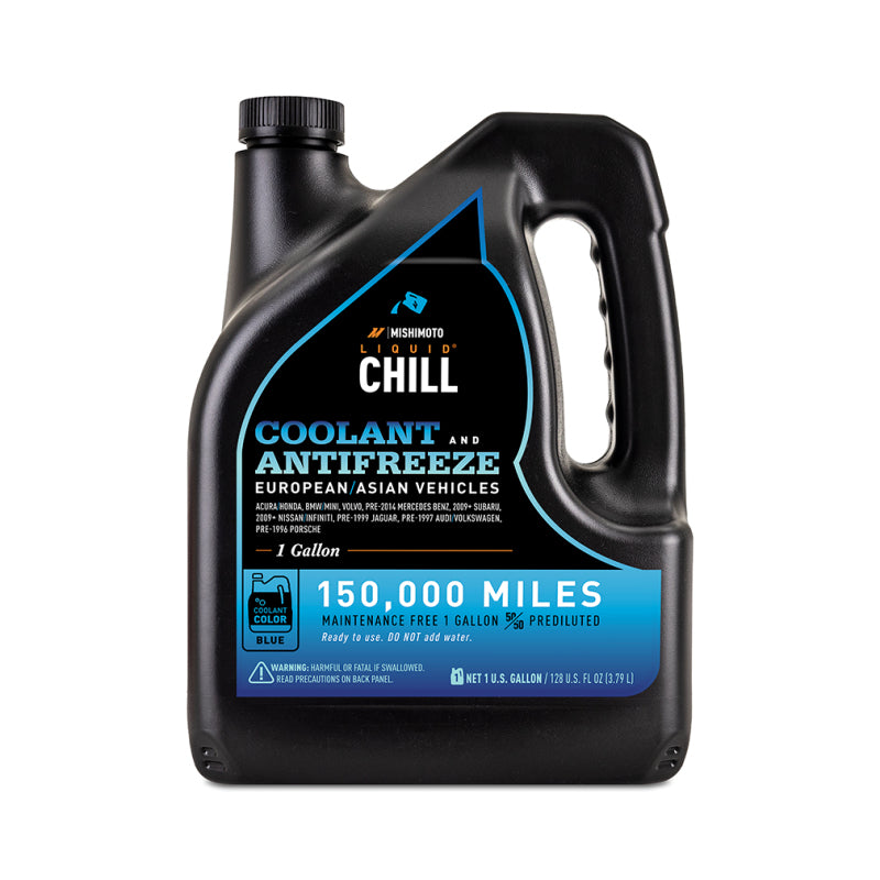 Mishimoto Liquid Chill EG Coolant, European/Asian Vehicles, Blue