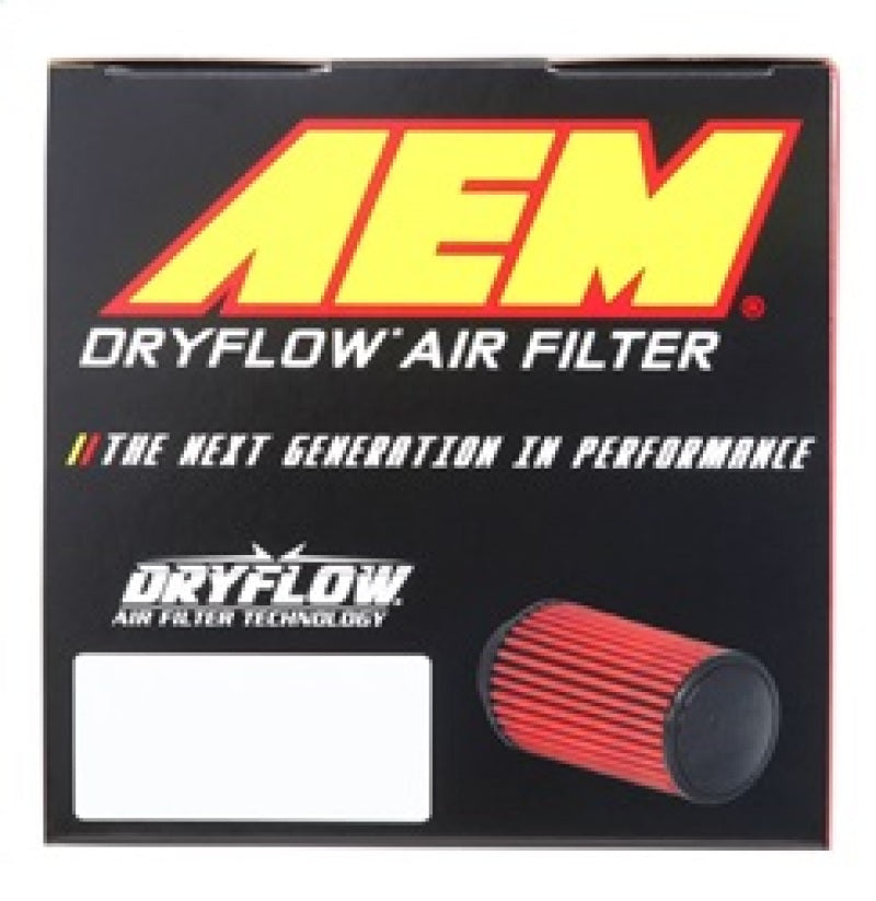 AEM 2.75in Flange ID x 6.25in Base OD x 7in H Dryflow Conical Air Filter